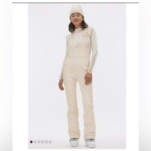 HALFDAYS - Isabel Soft Shell Bib in Oatmilk - NWT